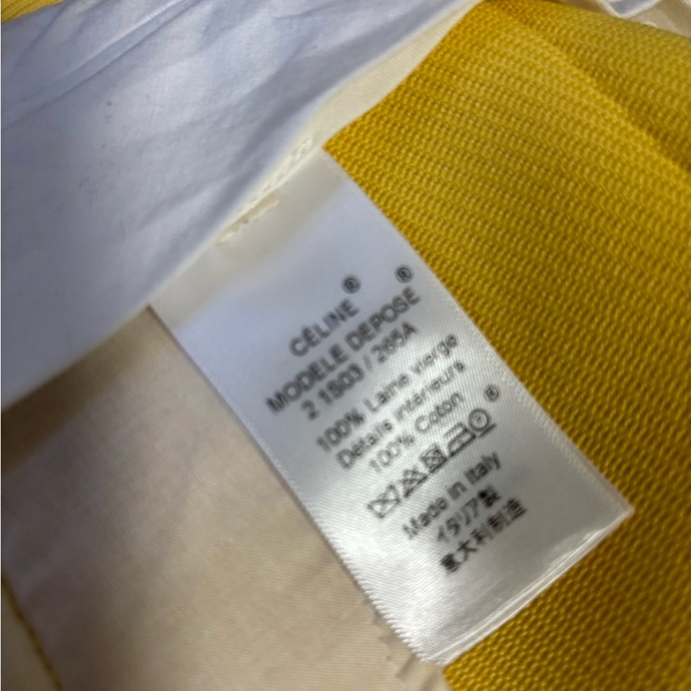 Céline yellow Women's Pants